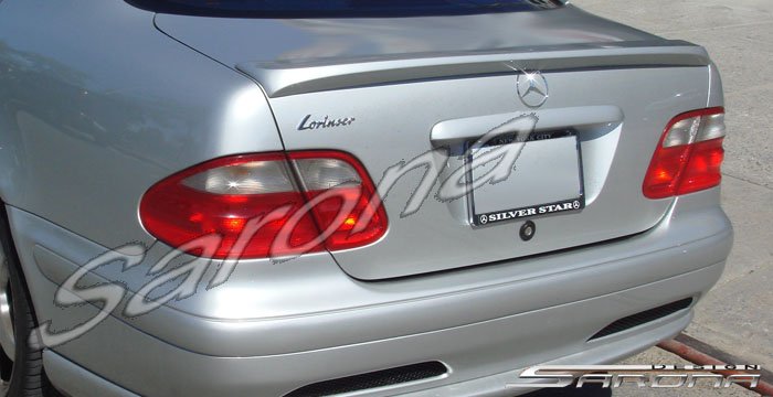 Custom Mercedes CLK  Coupe Trunk Wing (1998 - 2002) - $279.00 (Manufacturer Sarona, Part #MB-022-TW)